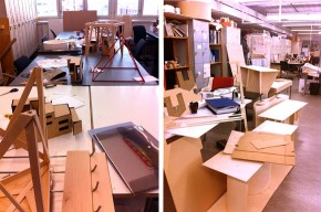 Work in Progress in the architect studios at Aalto University's School of Art & Design. Image © Alicia Farrow, 2015