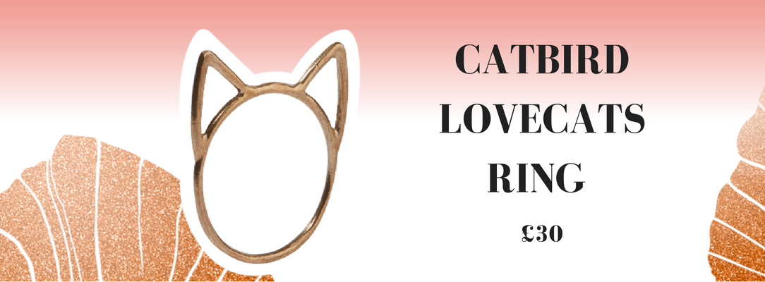 Catbird Lovecats Ring Vela