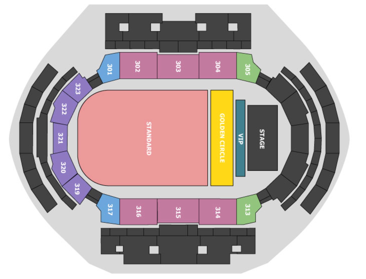 Mapa obiektu Ergo Arena