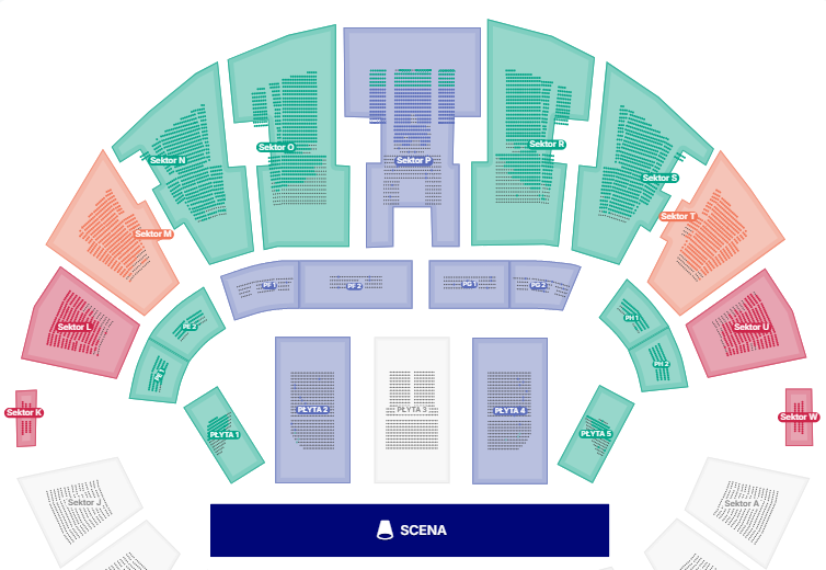 Mapa obiektu Atlas Arena