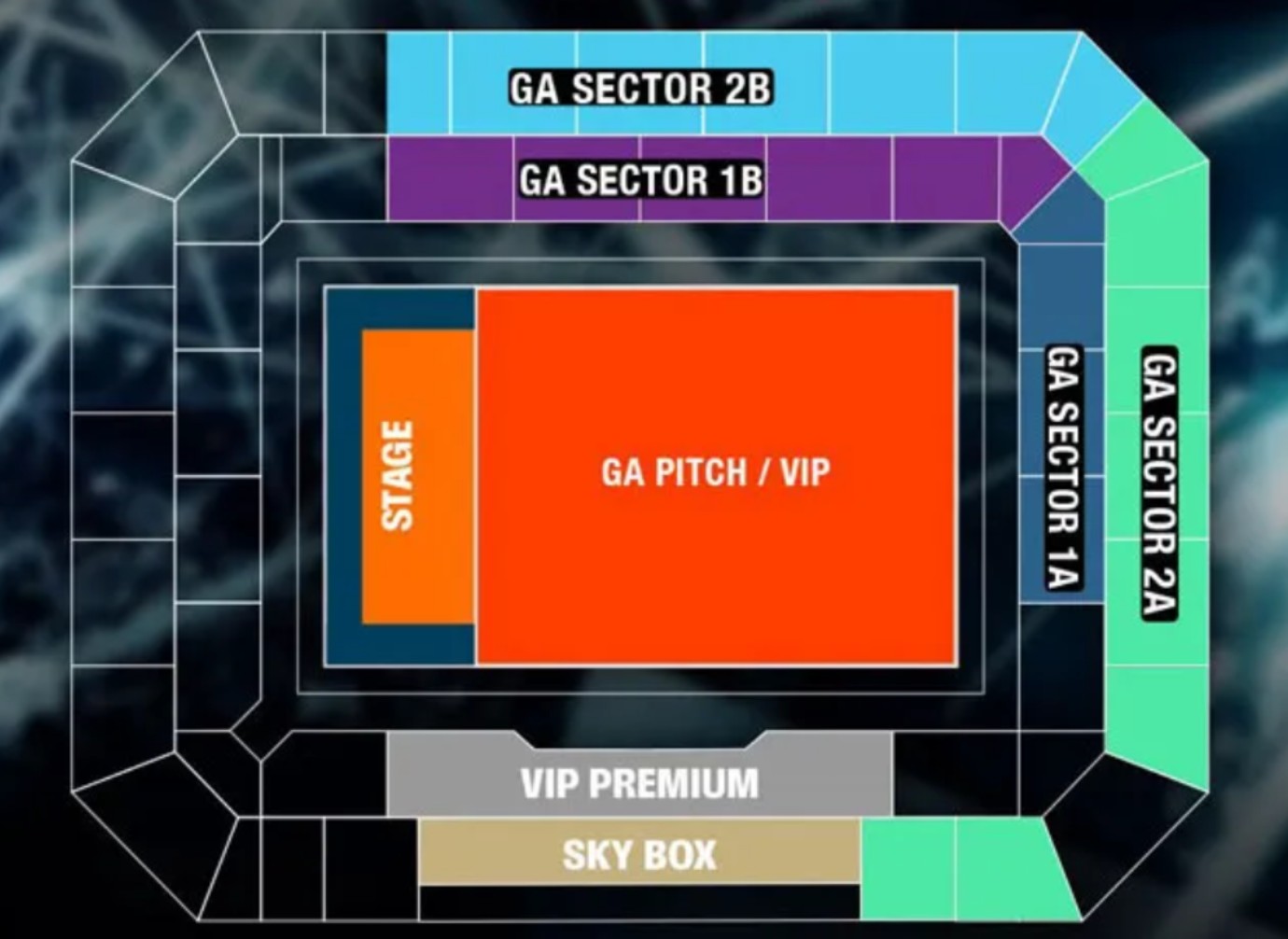 Mapa obiektu Stadion Legii