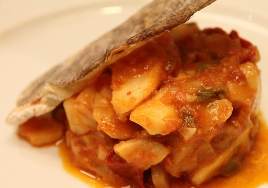 Ajoarriero con Bacalao