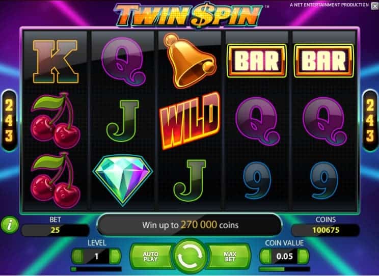 Twin Spin kolikkopeli