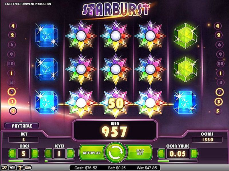 Starburst peli