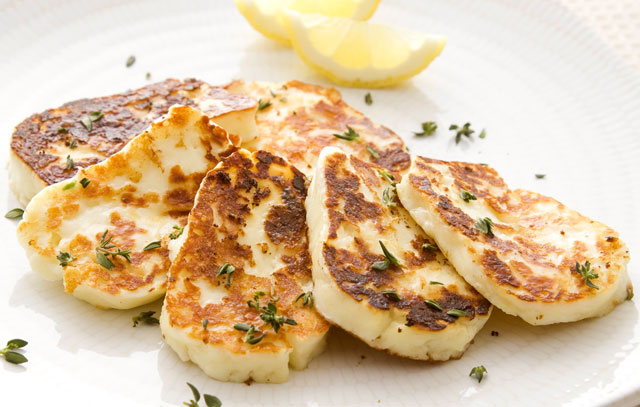 Halloumi-pytt