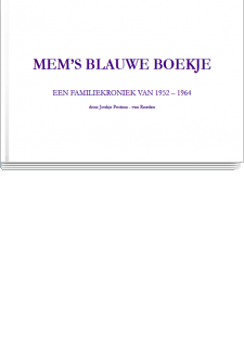 Boek cover Mem's blauwe boekje