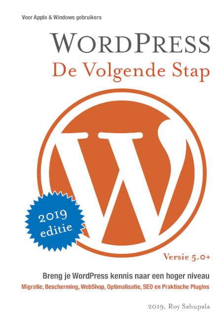 Boek cover Wordpress - De volgende stap