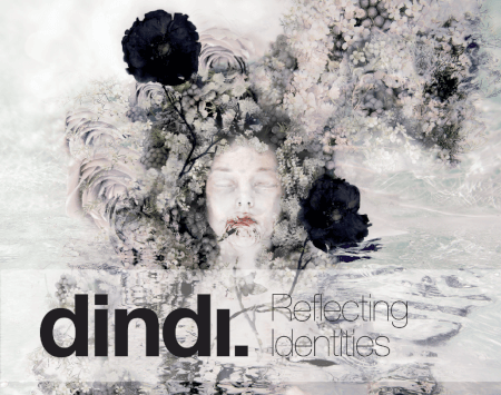 Boek cover Portfolio dindi. Reflecting Identities A4