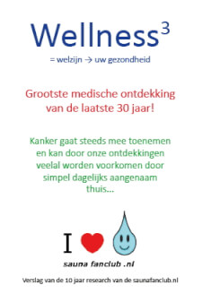 Boek cover Wellness³, het enorm gezonder makende gouden kado voor u en uw familie