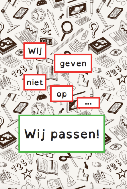 Boek cover Wij passen!