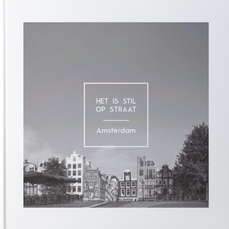 Boek cover Het is stil op straat