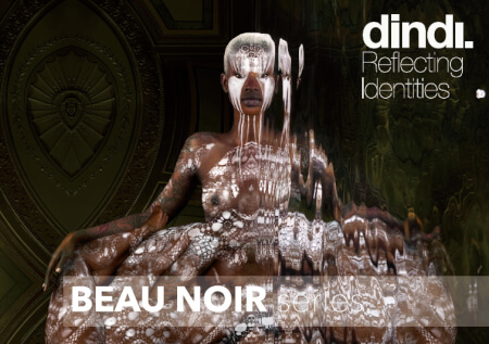 Boek cover A5 dindi Beau Noir Series