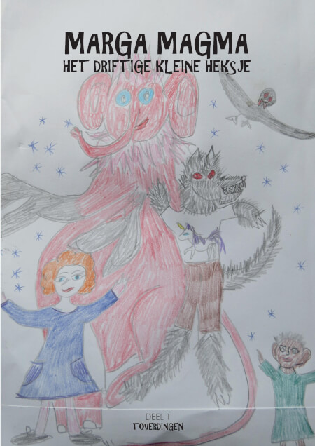 Boek cover MARGA MAGMA, HET DRIFTIGE HEKSJE.