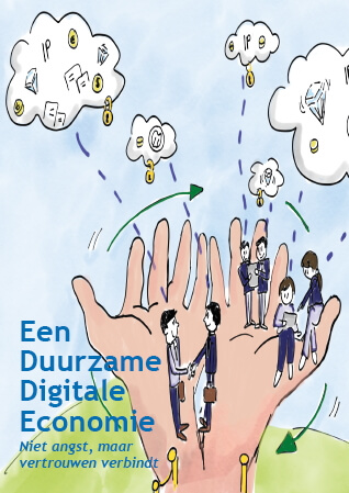Boek cover Een Duurzame Digitale Economie