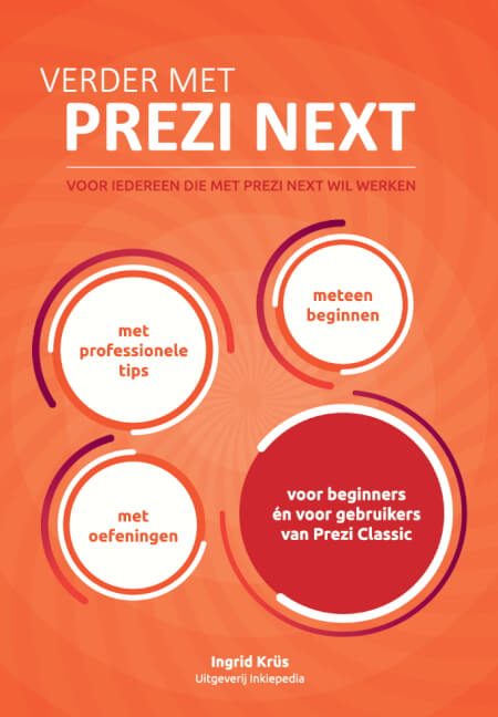 Boek cover Verder met Prezi Next