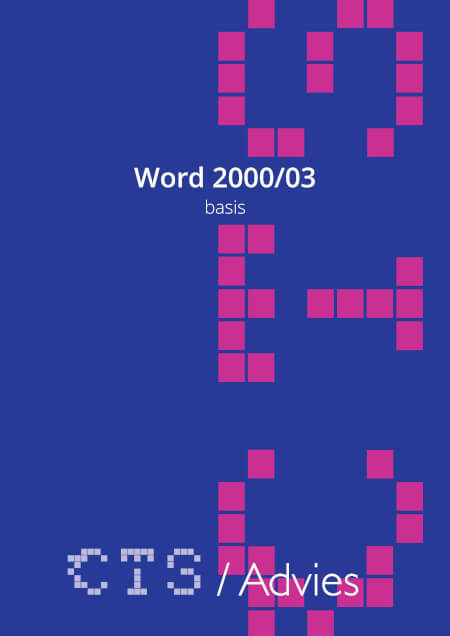 Boek cover Word 2000/03-bas
