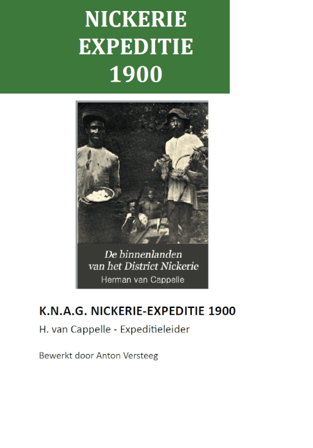 Boek cover Nickerie Expeditie 1900