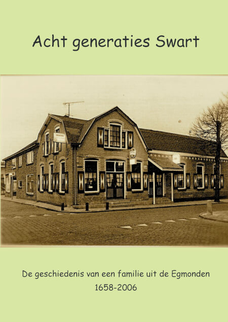 Boek cover Acht generaties Swart