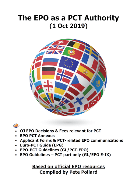 Boek cover EPO as PCT Authority (1 Oct 2019)