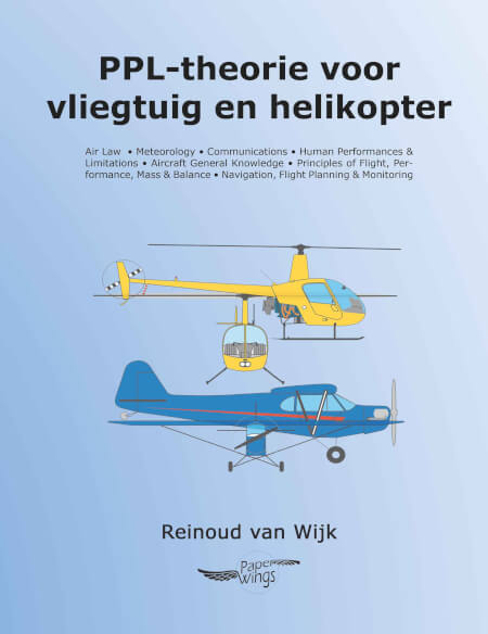 Boek cover PPL-theorie voor vliegtuig en helikopter