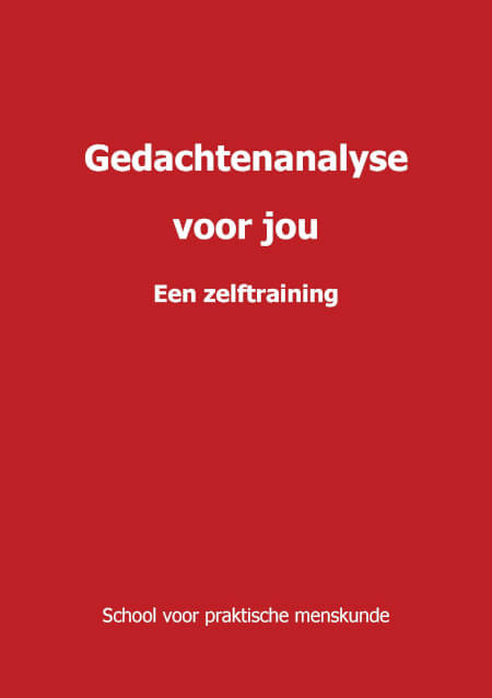Boek cover Gedachtenanalyse voor jou