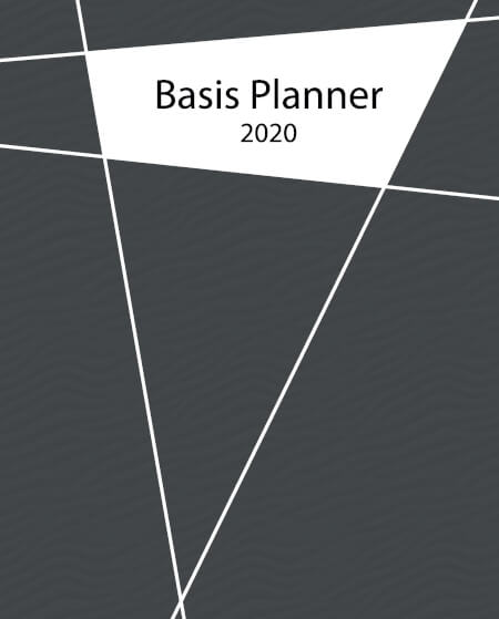 Boek cover Basis Planner 2020