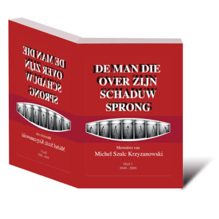 Boek cover De man die over zijn schaduw sprong