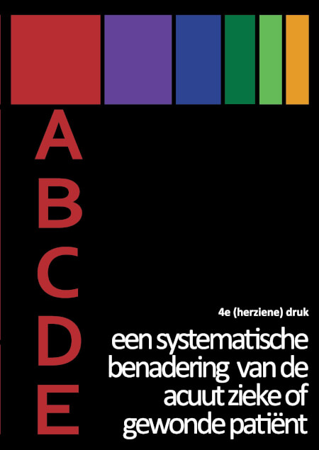 Boek cover ABCDE een systematische benadering van de acuut zieke of gewonde patient