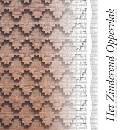 Boek cover Het Zinderend Oppervlak (POD)