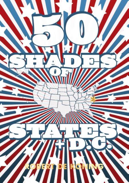 Boek cover Fifty Shades of States (+ D.C.)