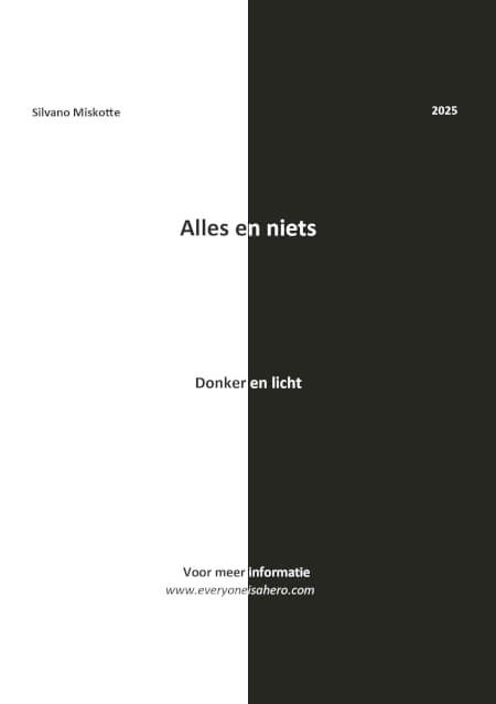 Boek cover Alles en niets