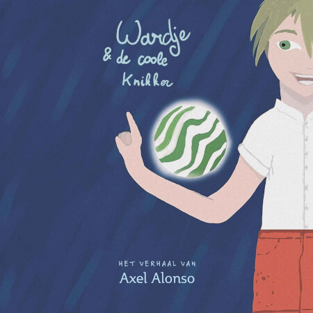 Boek cover Wardje en de coole knikker