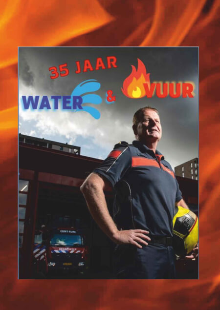 Boek cover 35 jaar water & vuur