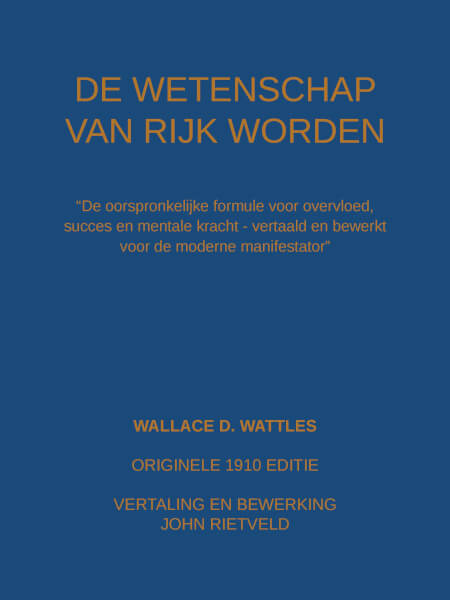 Boek cover De wetenschap van rijk worden