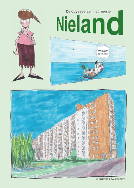 Boek cover De odyssee van meisje Nieland