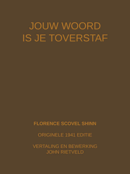 Boek cover JOUW WOORD IS JE TOVERSTAF
