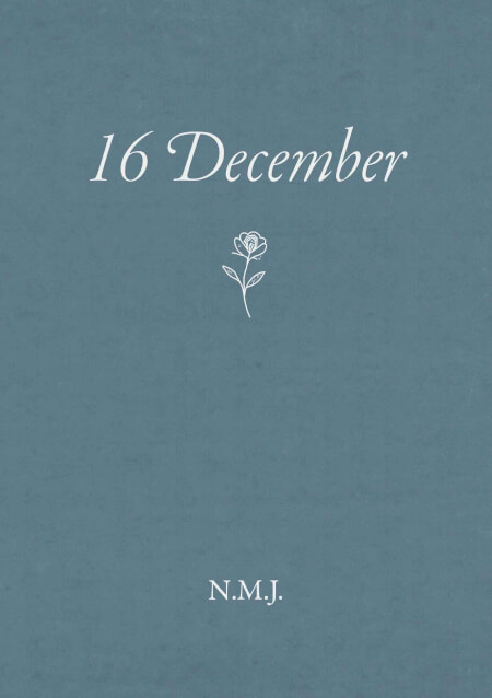 Boek cover 16 December