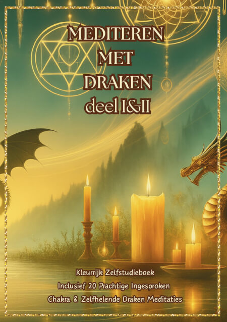 Boek cover Mediteren met Draken I & II