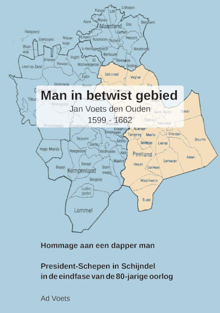 Boek cover Man in betwist gebied /Jan Voets den Ouden