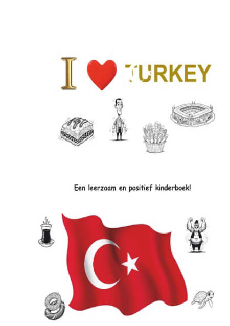 Boek cover I love Turkije
