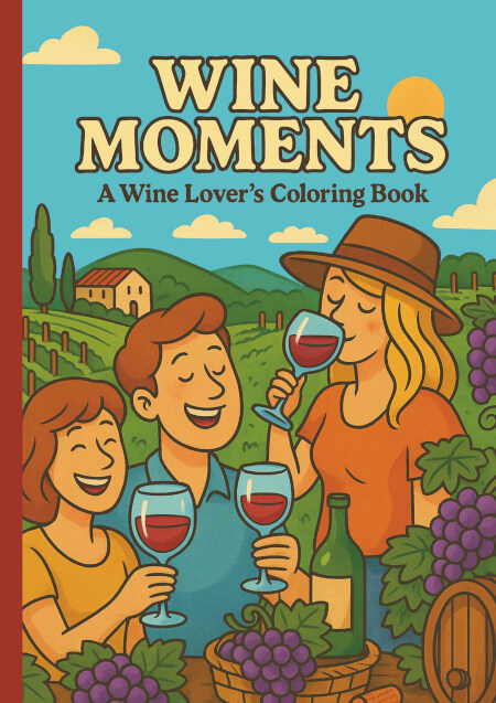 Boek cover Kleurboek - Wine Moments