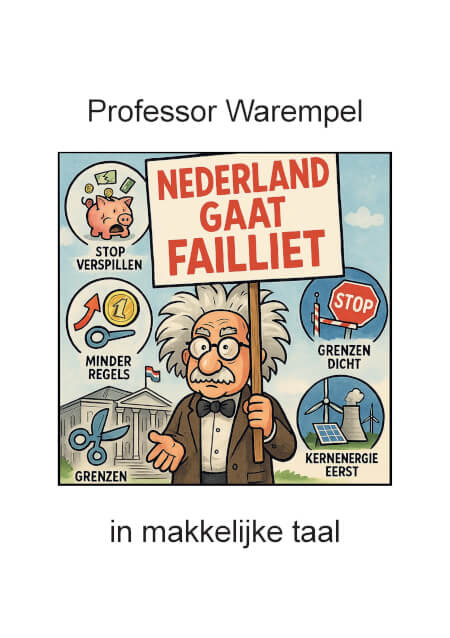 Boek cover Nederland gaat failliet