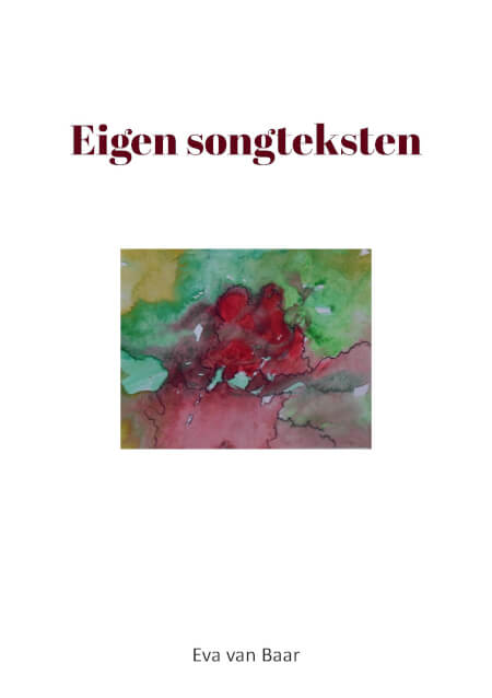 Boek cover Eigen songteksten