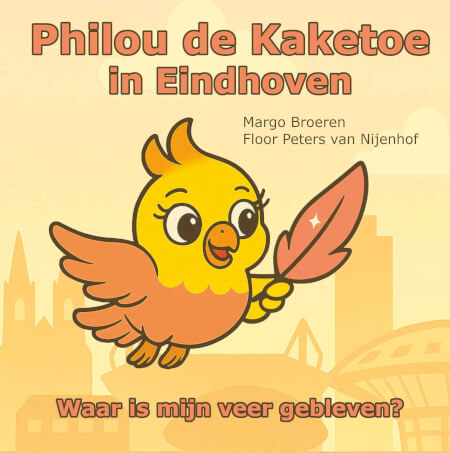 Boek cover Philou de Kaketoe in Eindhoven