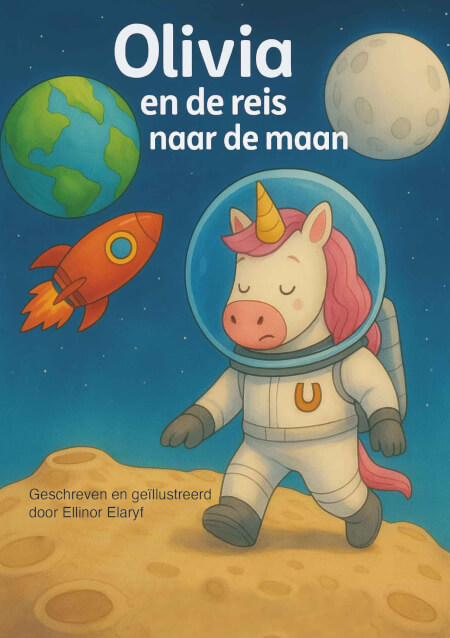 Boek cover Olivia en de reis naar de maan