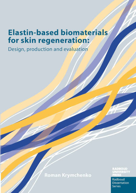 Boek cover Elastin-based biomaterials for skin regeneration