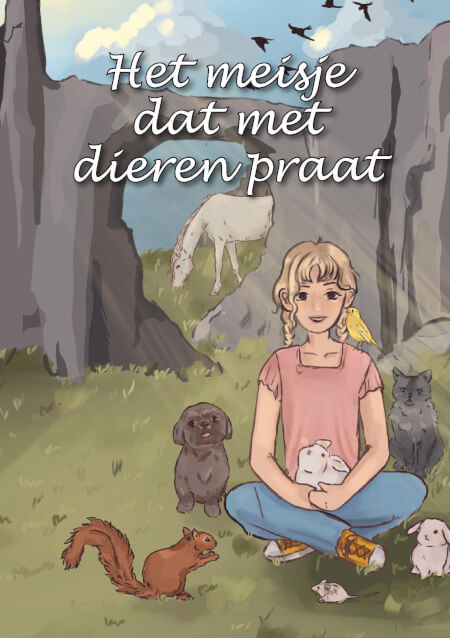 Boek cover Het meisje dat met dieren praat.