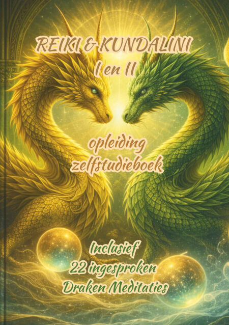 Boek cover Reiki & Kundalini Deel I & II Zelfstudieboek