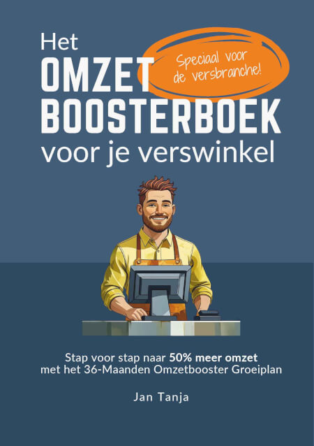 Boek cover Het Omzetboosterboek voor je verswinkel