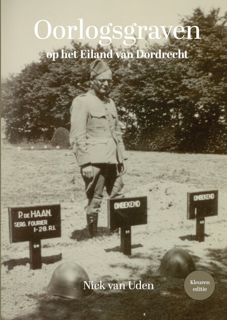 Boek cover Oorlogsgraven op het Eiland van Dordrecht - Uitgave met kleurenfoto's